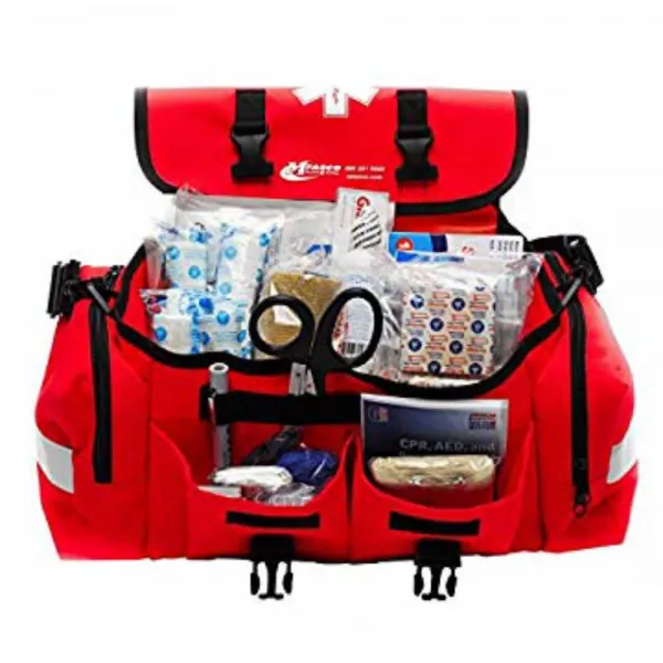 매스코 - 퍼스트 Aid Kit - 컴플레트 에머전시 Response 트라우마 Bag - for 내추럴 디캐스터스 - Red, 1