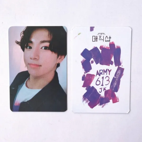 Kpop 7 개/대 방탄 소년 5th Muster Magic Shop Dvd Lomo 카드 Photocard 정국 지민 진 스가 J Hope 팬 컬 02 Jung Kook