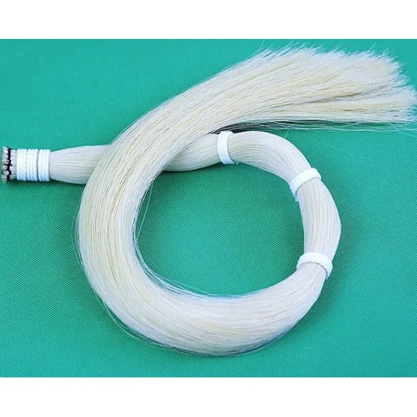 15 행크스 종마 말꼬리 바이올린 비올라 첼로 활 머리 80-85 cm