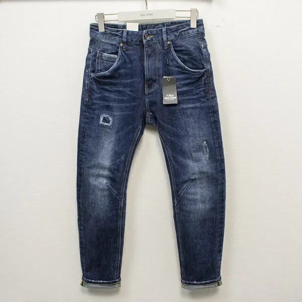 신제품fgddss154125남자워싱청바지 전문 판매대 바로 품 ABLEJEANS 봄가을 두꺼운 남성 깨지다 굴 아플리케 트렌드 롱 4622240917이쁘요1254ddsdssddd