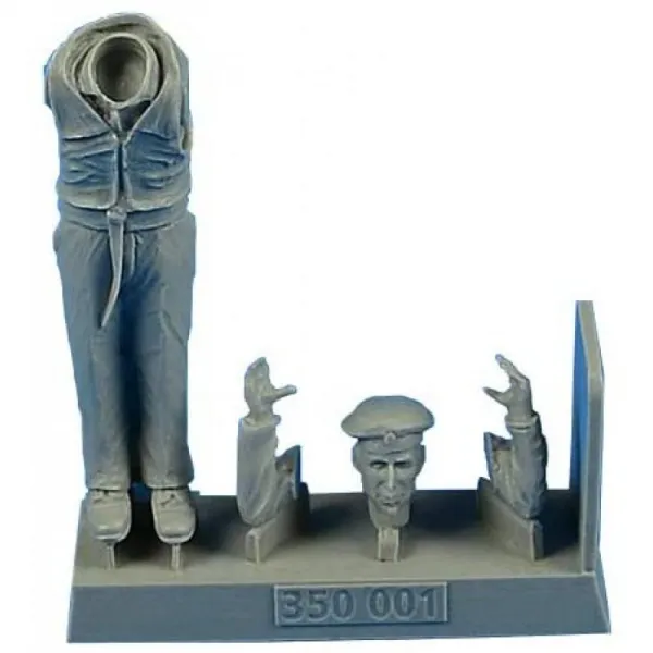 에어로 보너스 1/35 제 2 차 세계 대전 독일 해군 병 1 특수 잠항 정 어뢰정 용 레진 키트 ARB350001