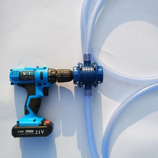 가정용 전동 드릴로 작동하는 소형 펌프 7.8mm 물림