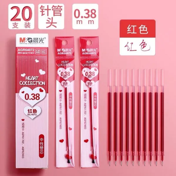 짹짹스앤컴퍼니 검정펜심 아침 햇살 세분 극세사 02MM 4368 근래 모빌 블랙 수성 텔라스오일 재무 전용 노트펜, 1박스 /20 즈 / 1펜꽂이산다, 전 주사기 몸통 /레드 /0.38