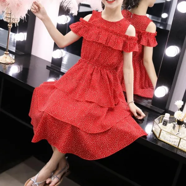 Kirahosi 여아 드레스 주니어 아동 원피스 여름 하객룩 299호+덧신증정 Dodg1l1f