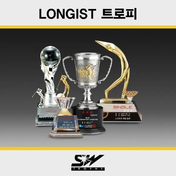 [기타] 골프트로피 메달리스트 롱기스트 시상식대회트로피_SWT-220, 옵션:[선택] 이외 주문제작