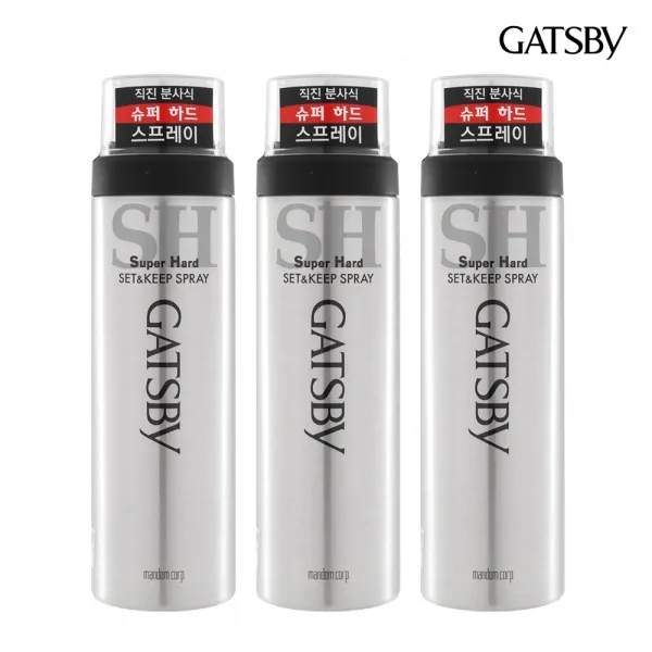 갸스비 셋앤킵 슈퍼하드 헤어 스프레이, 263ml, 3개