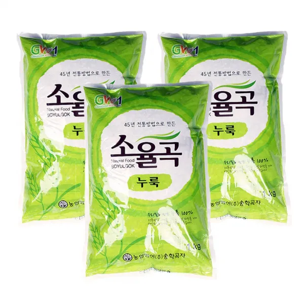송학곡자 소율곡(우리밀) 전통누룩 1kg 막걸리 식초 제조, 3개