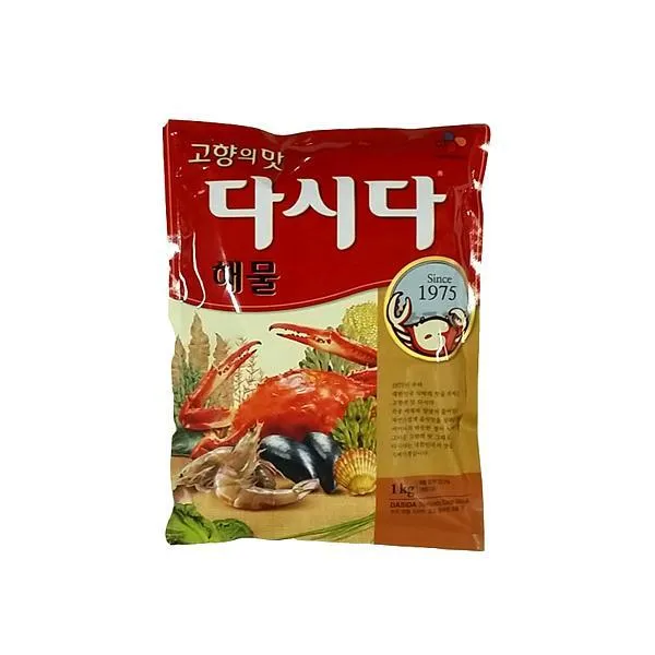 식자재 식당 양념 조미료 해물다시다 백설 1kg 1BOX 10EA, 1