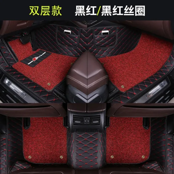 들랑잡화점 코일카 매트 년 신 육풍 X7 갈수록 힘이 있다 자동차바닥깔판 Suv 전용 포위 더블레이어 개장 블랙 레드 블랙 레드 코일 Thres