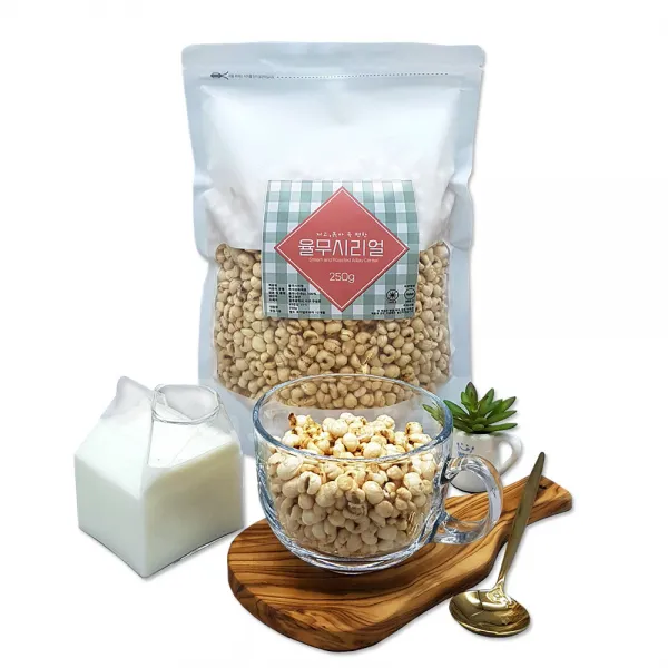 우리곡물 100% 잡곡시리얼 끼니한줌 통곡물 율무 250g