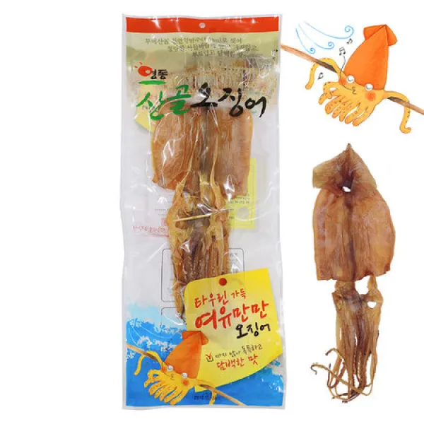[멸치쇼핑]영동산골오징어 마른오징어 140g(2~3미), 단일상품