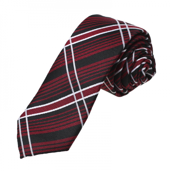  미국 직구 Dan Smith 멋진 남성 넥타이 Dae7c14g Black Red White Dae7c14g