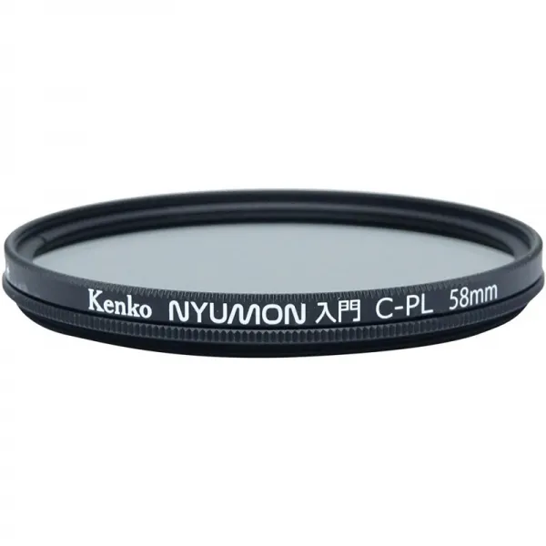 [해외 모델] Kenko 렌즈 필터 NYUMON 원형 PL 58mm 대비 반사 조정용 얇은 테두리 필리핀 제 역수입 제품, 단일상품, 단일상품