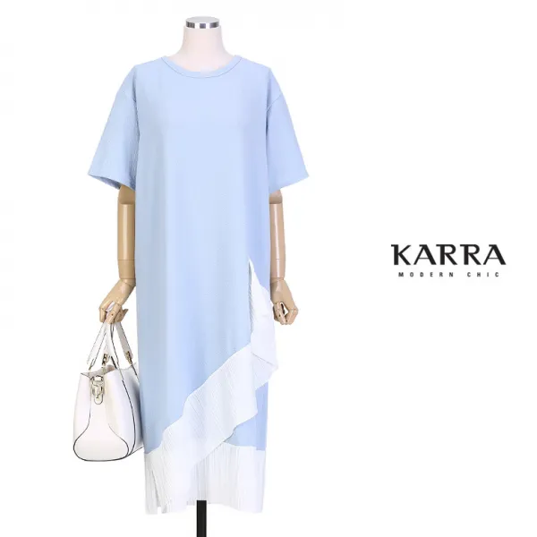 Karra 프릴레이어롱스판원피스_kb9mop001a 원피스>>롱원피스 종아리아래 