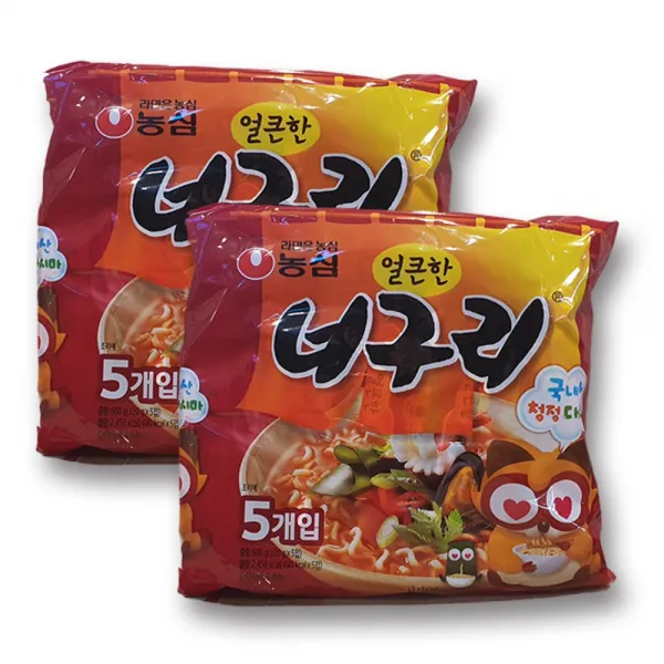 농심 얼큰한 너구리 멀티팩 5개입, 1개