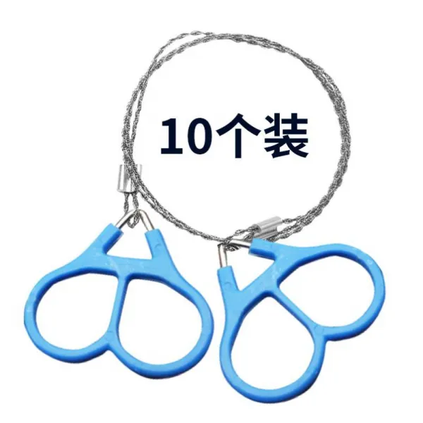 새론미래 손으로 당기다 벌목 체인 스테인리스 스틸 실톱 사파리 당김줄 구명 목공 극세사 R15 쌍지 실톱 10 개입 