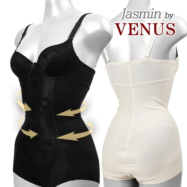 비너스자스민 Ve 꽃무늬 쟈가드원단 몰드 올인원 3042