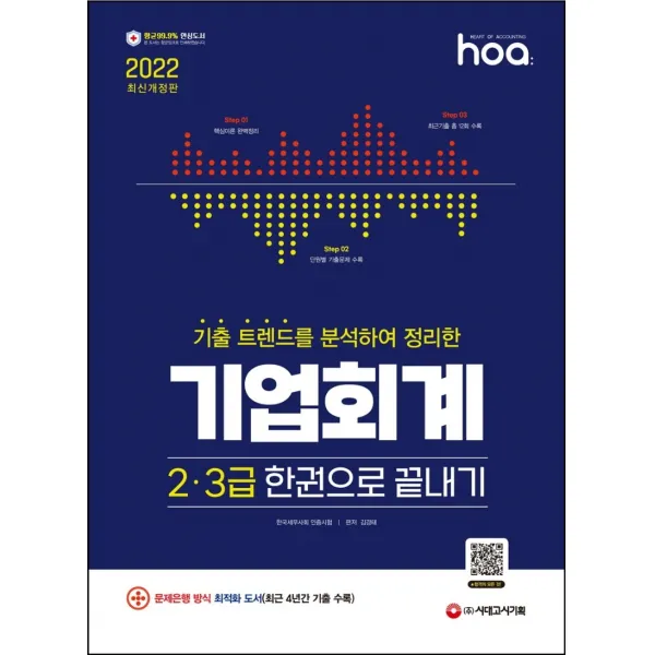 2022 hoa 기출 트렌드를 분석하여 정리한 기업회계 2·3급 한권으로 끝내기, 시대고시기획