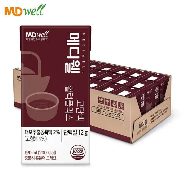 메디웰 고단백 활력플러스 24개 190ml