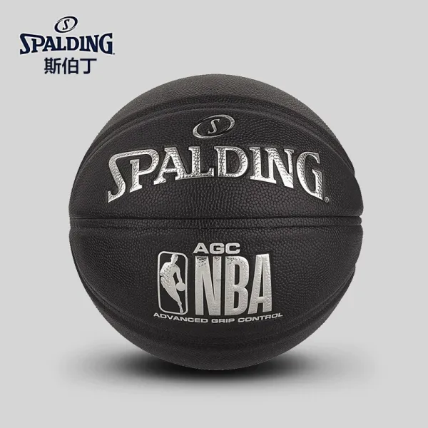 스 튜 딩 SPALDING 무 경구 조 설계 76 - 60Y PU 소재 7 번 농구 블랙