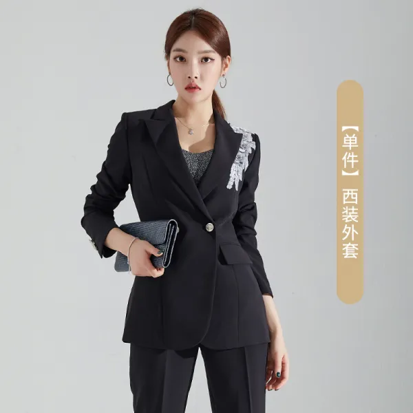 겨울 가을 여자정장 스타일리쉬 여신 핏이 세련되다 비지니스 고급 오피스룩 작업복