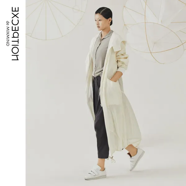 코트 Exception예외 신상여성의류 스타일 누에실