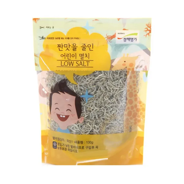 짠맛 줄인 어린이 멸치 130g 옵션2 신선포장 아이스박스포장 