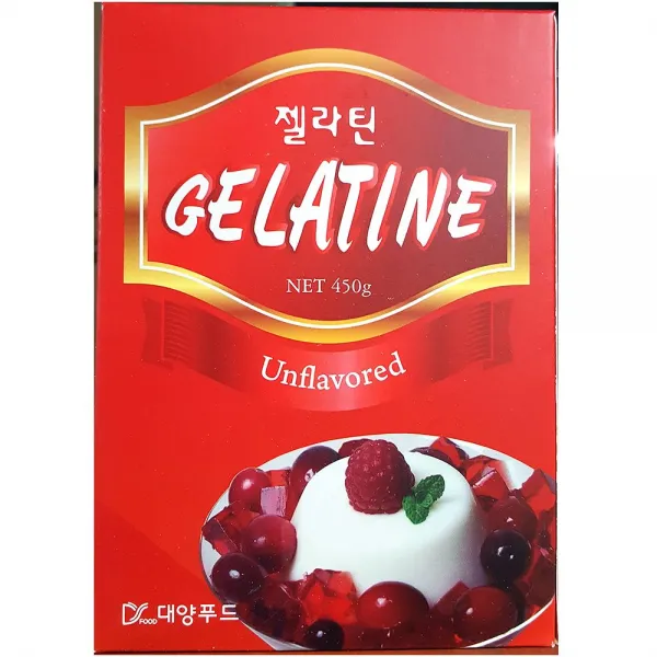 식자재유통 제빵재료 젤라틴가루 450gx1개 베이커리류 K 1