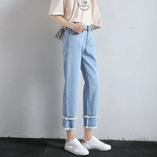 머머다 머머다 여성 일자 캐주얼 슬림핏 청바지 데님 팬츠 봄15 Ltb15 573403173959