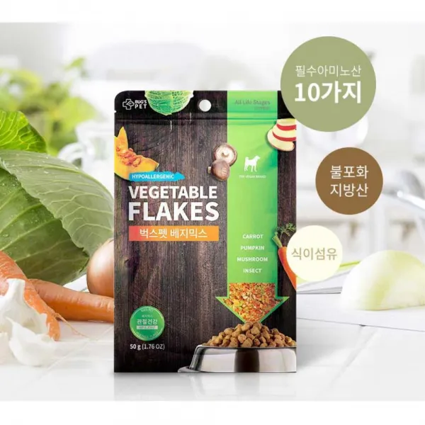 밥안먹는강아지 야채 후레이크 보조사료 영양보충, 1개