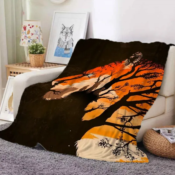 호랑이 담요 이불 호랑이무늬 러그 호랑이띠선물 실내인테리어, 2번스타일