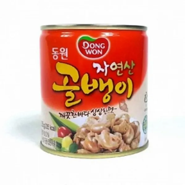 윤성커뮤니케이션 동원 자연산 골뱅이 235g 통조림, 1