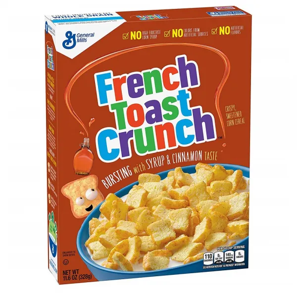 General Mills French Toast Crunch Cereal 프렌치 토스트 크런치 시나몬 시리얼 328g, 1개