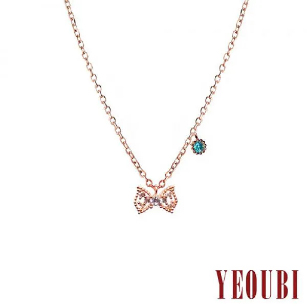 여우비 YEOUBI 14K 리본목걸이Necklace YBFPN1152