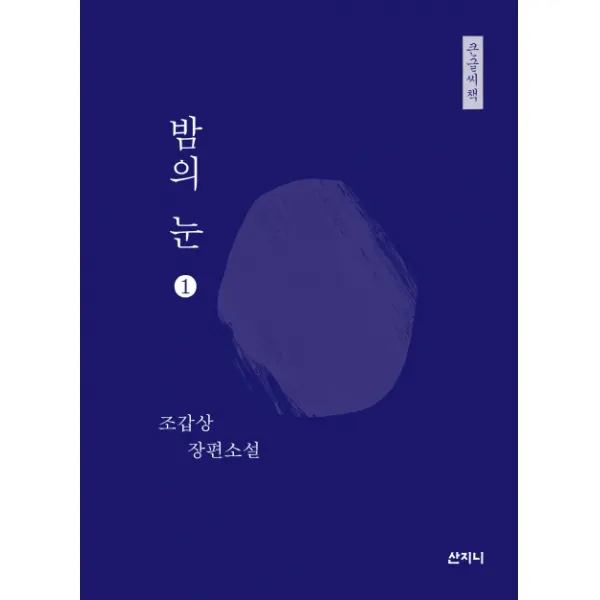 밤의 눈. 1(큰글씨책):조갑상 장편소설, 산지니