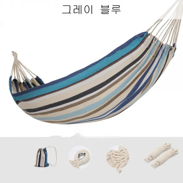 뉴타임즈11 실외에 반드시 있어야 하는 해머링침대 독거구 실내가정용 그네 야외에서 학생들의 침실을 튼튼하게 해주는 기숙사 리프트 Qh09 A21 그레이 블루