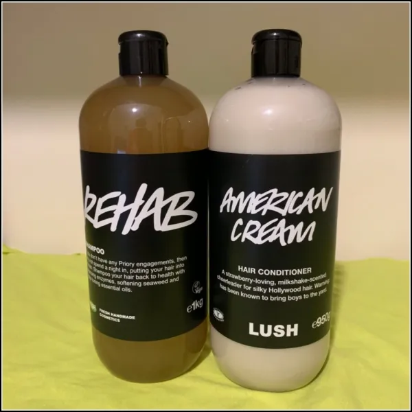 러쉬 LUSH 리햅+아메리칸크림 1kg대용량 콤보 샴푸 컨디셔너[영국직배송], 1팩, 1.95kg