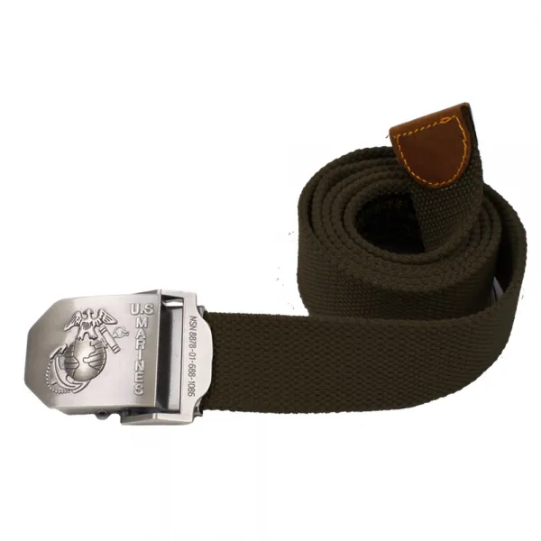 Us 미군벨트 테니어 미해병 국방색 미해병벨트 마린벨트 해병대 벨트 허리띠 Hh