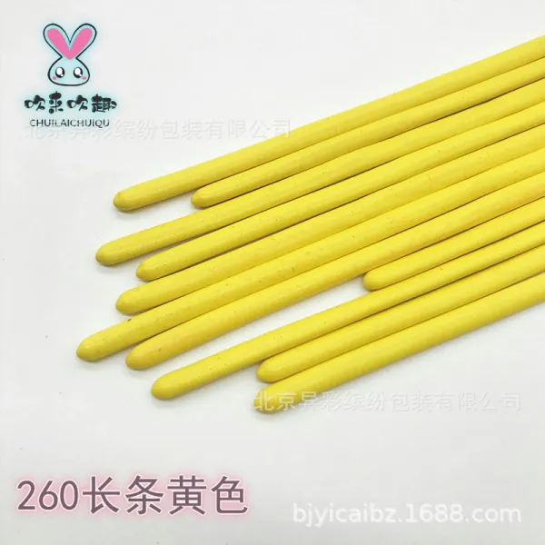 모다니 두꺼운 불어오다 취향 26 0 롱스틱 스타일링 인형 전용 소매 D2, 260 롱스틱 -엘로우 100 개 /