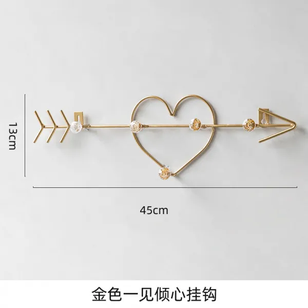 어반30 북유럽 벽 고정 옷걸이 행거 크리에이티브 노르딕 키홀더 금색 일견 경의연계