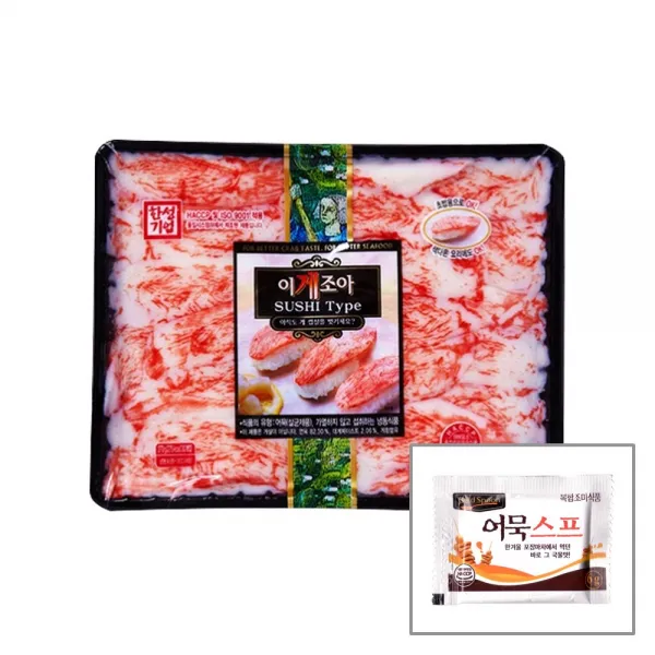 한성기업 이게조아 스시타입(270g)+어묵스프(6g), 1개