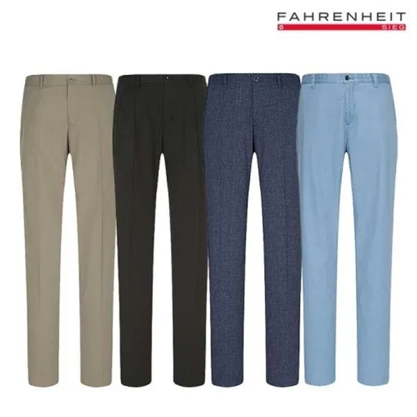 SIEG FAHRENHEIT 봄여름 캐주얼 팬츠 13종 택1, 10.PUFAE4245_BK