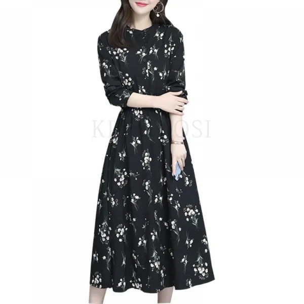 kirahosi 골드문 여성 가을 원피스 빅사이즈 예쁜 여성 롱원피스 X 374 +덧신 증정 DKlpoxha