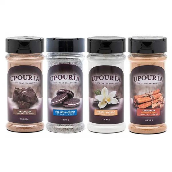 Upouria 우푸리아 커피 토핑 버라이어티 쉐이크블 토핑 4팩5.5oz, 1개
