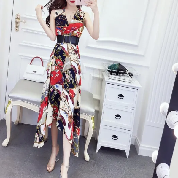 kirahosi 비치 나시 원피스 여름 휴양지 바캉스룩 원피스 20호 + 스마트스트랩 증정 Cl56ex