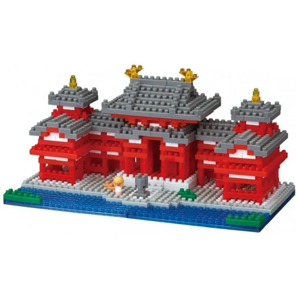 카와다 나노블록바이도인 템플 Nbh_186: 장난감 & 게임 단일옵션