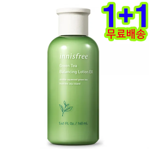 이니스프리 그린티 밸런싱 로션, 2개, 160ml
