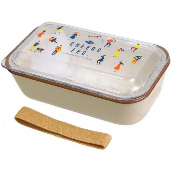 Sabu 갖다 페스 점심 용 컨테이너 1 단 베이지 520mL 283406, 단일상품