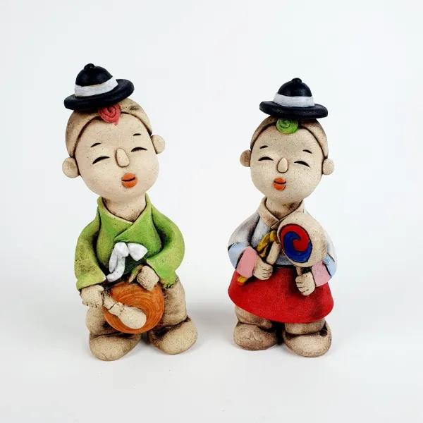 토다원 농악놀이 소품 토우 도자기 토기 인형