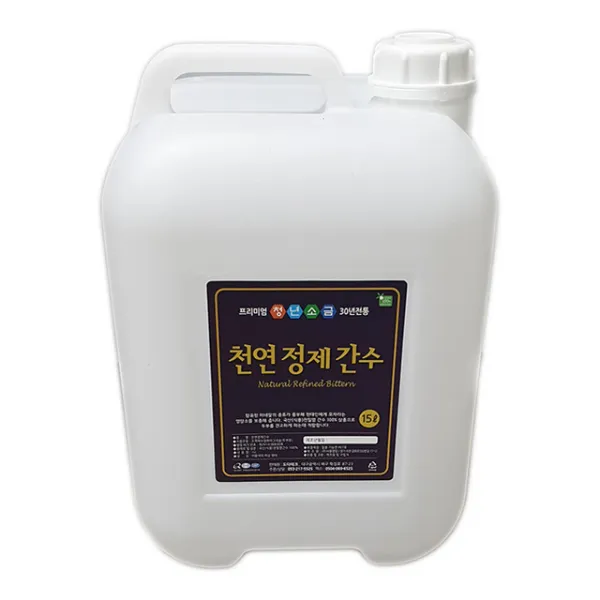 [청년소금] 두부용 식용 천연간수 15L, 1개